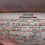 Afghan viza